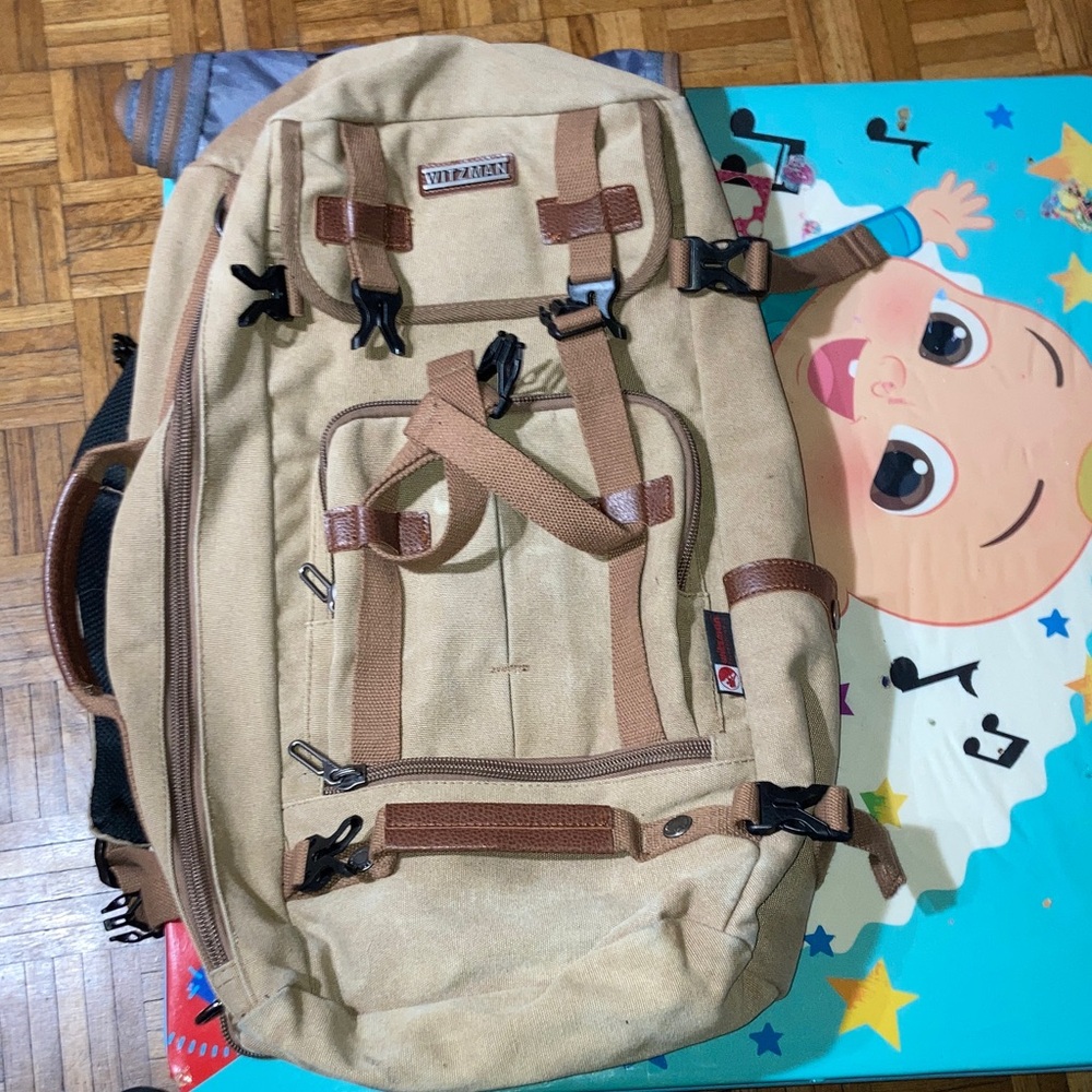Stylish Tan Men's Backpack by